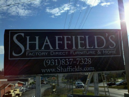 Shaffield's Furniture logo, Shaffield's Furniture contact details