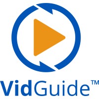 VidGuide™ logo, VidGuide™ contact details