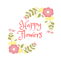 Happy Flowers logo, Happy Flowers contact details