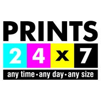 PRINTS24X7 logo, PRINTS24X7 contact details