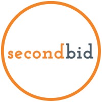 SecondBid logo, SecondBid contact details