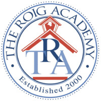 The Roig Academy logo, The Roig Academy contact details