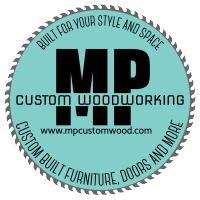 MP Custom Woodworking logo, MP Custom Woodworking contact details