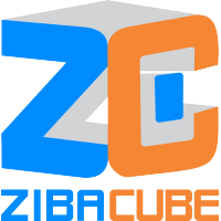 ZibaCube logo, ZibaCube contact details