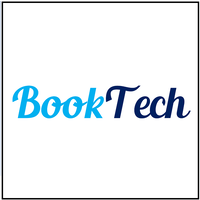 BookTech logo, BookTech contact details