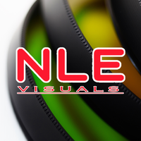 NLE Visuals logo, NLE Visuals contact details