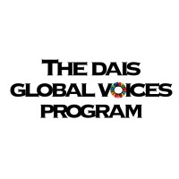 The Dais Global Voices Program logo, The Dais Global Voices Program contact details