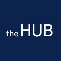 The Hub logo, The Hub contact details