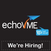 echoVME logo, echoVME contact details