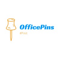 OfficePins.com logo, OfficePins.com contact details