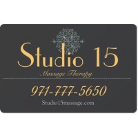 Studio 15 Massage Therapy logo, Studio 15 Massage Therapy contact details