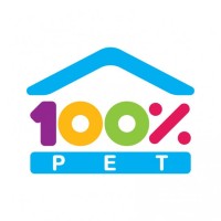 100% PET logo, 100% PET contact details