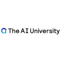 The AI University logo, The AI University contact details