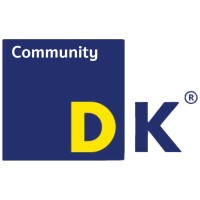 DK Community logo, DK Community contact details