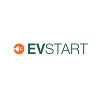 EVSTART logo, EVSTART contact details