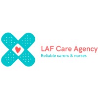 LAF Care logo, LAF Care contact details