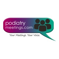 PodiatryMeetings.com logo, PodiatryMeetings.com contact details