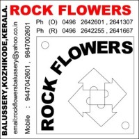 RockFlowers logo, RockFlowers contact details