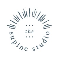 The Supine Studio logo, The Supine Studio contact details