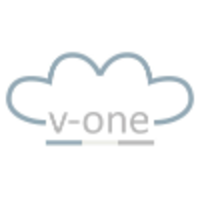 V-One logo, V-One contact details