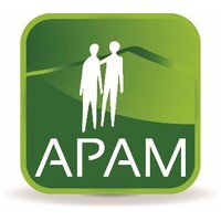 APAM logo, APAM contact details