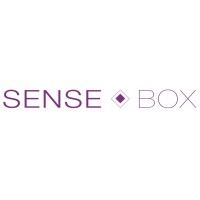 SenseBox logo, SenseBox contact details