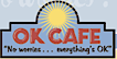 OK Cafe logo, OK Cafe contact details