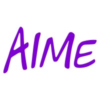 AIME logo, AIME contact details