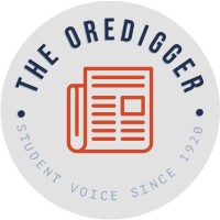 The Oredigger logo, The Oredigger contact details