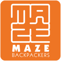 Maze Backpackers logo, Maze Backpackers contact details