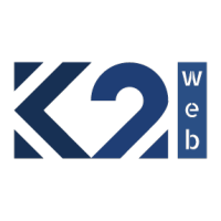 K2 Web logo, K2 Web contact details