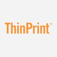 ThinPrint logo, ThinPrint contact details