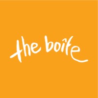 The Boite logo, The Boite contact details