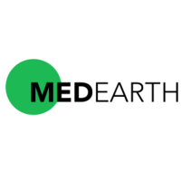 MedEarth logo, MedEarth contact details