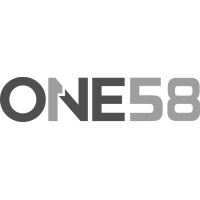 ONE58 logo, ONE58 contact details