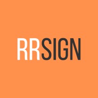 RRSign logo, RRSign contact details