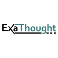 ExaThought logo, ExaThought contact details