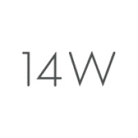 14W logo, 14W contact details