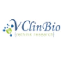 V ClinBio logo, V ClinBio contact details