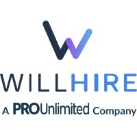 WillHire logo, WillHire contact details