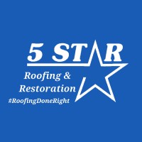 5 Star Roofing and Restoration logo, 5 Star Roofing and Restoration contact details