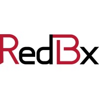 RedBx logo, RedBx contact details