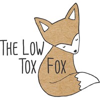 The Low Tox Fox logo, The Low Tox Fox contact details