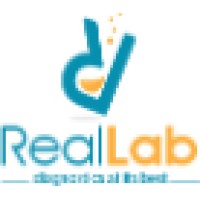 RealLab logo, RealLab contact details