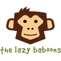 The Lazy Baboons logo, The Lazy Baboons contact details