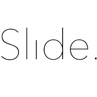 Slide. logo, Slide. contact details