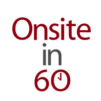 Onsite in 60 logo, Onsite in 60 contact details