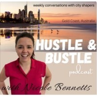 Hustle & Bustle podcast logo, Hustle & Bustle podcast contact details