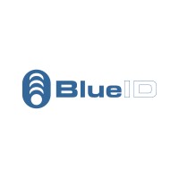 BlueID logo, BlueID contact details