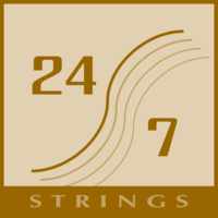 24/7 Strings logo, 24/7 Strings contact details